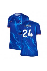 Chelsea Reece James #24 Voetbaltruitje Thuis tenue Dames 2024-25 Korte Mouw